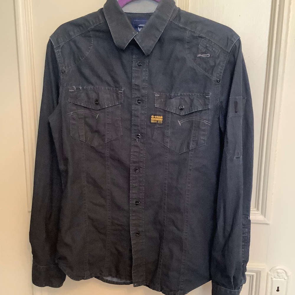 Men’s G-Star RAW Black Jean Shirt M